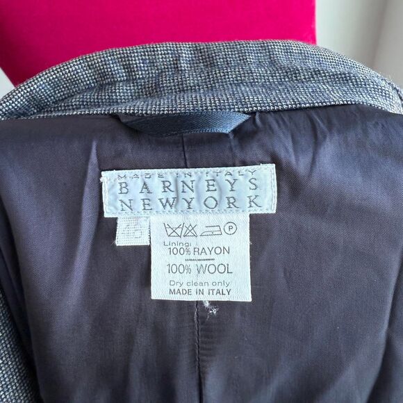 Vintage Barney’s grey blazer Size 48 - Picture 4 of 4